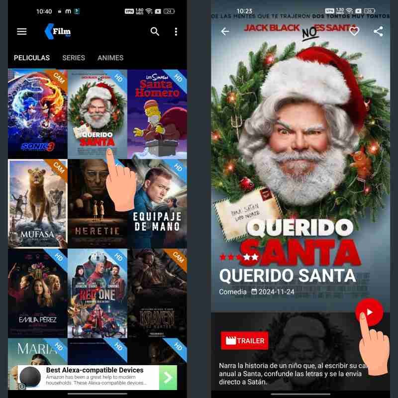 Baixar filmes do Film App 1
